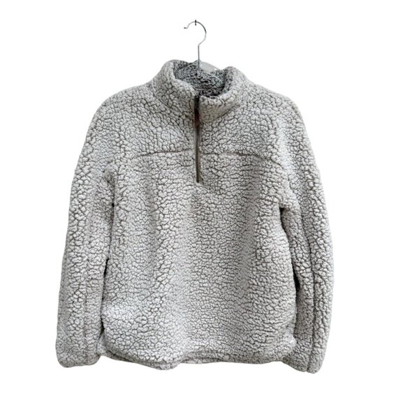 Thread & Supply Wubby Fleece Pullover Cozy Teddy Bear Sherpa Women's Size Large - Picture 1 of 7